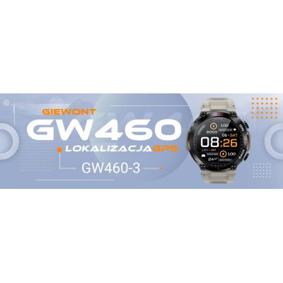 3. Smartwatch GIEWONT Pionier GPS GW460-3 - Light Stone