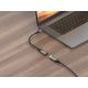 3. Equip 133492 adapter kablowy 0,15 m USB Type-C HDMI Czarny, Szary