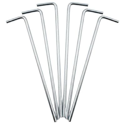 14. ŚLEDZIE SZPILKI DO NAMIOTU 18CM KPL.6 SZT METALOWE ENERO CAMP