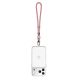 4. Smycz Tech-Protect C11S Rope Wrist Strap do telefonu - różowa