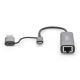 5. Adapter USB Typ-C na Gigabit Ethernet 2,5GUSB-C + USB A (USB 3.1/3.0)