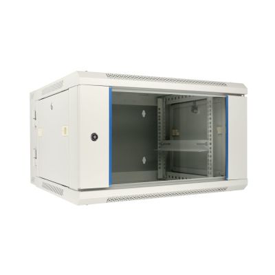 Extralink - szafka wisząca 19" 6U 600x600 AZH Szara