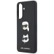 6. Etui Karl Lagerfeld w/ Karl&Choupette Heads Pins&Logo na Samsung Galaxy A37 5G - czarne