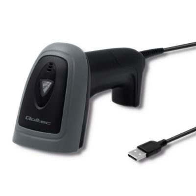 12. QOLTEC CZYTNIK KODÓW KRESKOWYCH 1D I 2D | USB