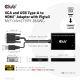 4. CLUB3D CAC-1720 adapter kablowy 0,6 m HDMI Typu A (Standard) VGA (D-Sub) + USB Czarny