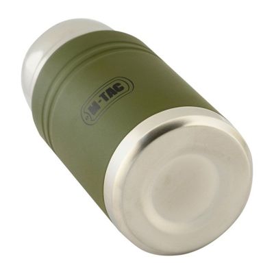 7. Termos obiadowy z łyżką ze stali Inox M-TAC Olive poj. 750 ml.