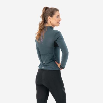 4. Rogelli bluza damska DISTANCE szaro-różowa XS