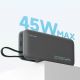6. Powerbank Cuktech CUKP200NGLDG 55W 20000mAh z wbudowanym kablem USB-C - szary