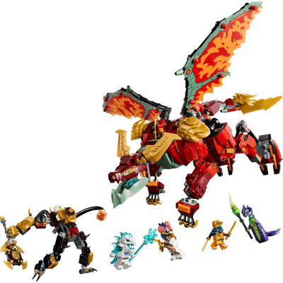 3. LEGO Ninjago 71868 - Transformujący smoczy mech Wyldfyre