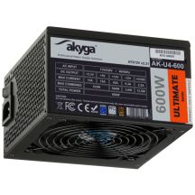 Akyga AK-U4-600 moduł zasilaczy 600 W 20+4 pin ATX ATX Czarny