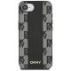 3. Etui DKNY Leather Checkered Mono Pattern MagSafe na iPhone 16e - czarny