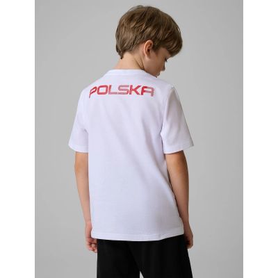 3. T-shirt kibica dziecięcy 4F 4FJSMM00TTSHU2236-10S
