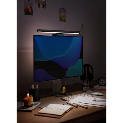 19. Baseus i-wok2 lampka LED na monitor do pulpitu oświetlenie ekranu czarny (DGIW000101)