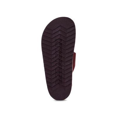 7. Klapki D.Franklin Nordic Sandal Buckle W DFSH405004-BURG