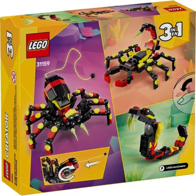 10. LEGO Creator 3w1 31159 - Dzikie zwierzęta: niezwykły pająk