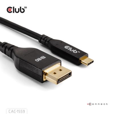 5. Kabel USB-C to DP 1M/M/M CAC-1559 Club3D