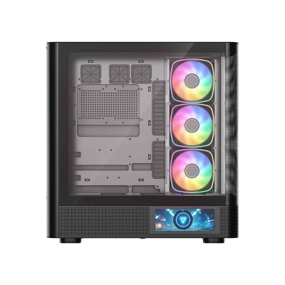 13. MODECOM OBUDOWA VOLCANO AQ 400 ARGB MIDI CZARNA