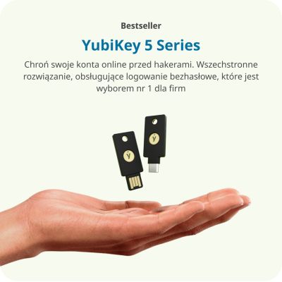 7. Klucz Sprzętowy Yubico Yubikey 5 NFC U2F FIDO