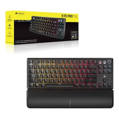 6. Klawiatura do gier Corsair K70 Pro TKL, Klawiatura TKL (80%), Corsair MGX -, ISO (DE)