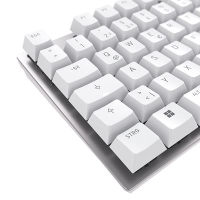 6. CHERRY KC 200 MX klawiatura Uniwersalne USB QWERTZ Niemiecki Srebrny, Biały