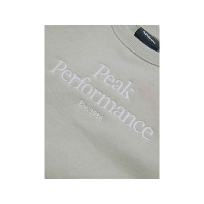 3. Bluza Peak Performance Jr Original Crew zielony