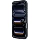 5. Etui Mercedes Leather with Ring Stand MagSafe na iPhone 18 Pro / 17 Pro - ciemnoszare