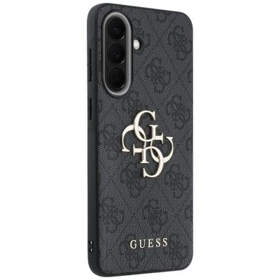4. Etui Guess Leather 4G Metal Logo na Samsung Galaxy A57 5G - czarne