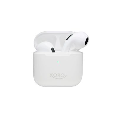 2. Xoro KHB 30 Zestaw słuchawkowy True Wireless Stereo (TWS) Douszny Połączenia/Muzyka/Sport/Codzienność Bluetooth Biały