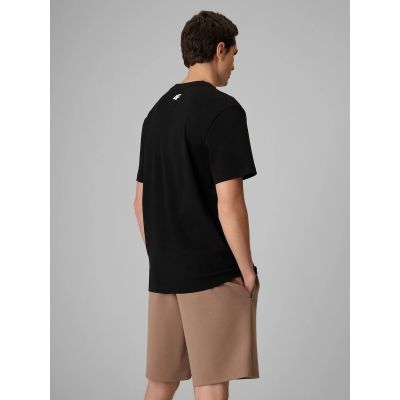 3. T-shirt regular gładki męski 4F | Robert Lewandowski RL9KSS26TTSHM3937-20S