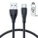 8. Kabel Joyroom Surpass Series A11 USB-A / USB-C 3A 1.2 m - czarny