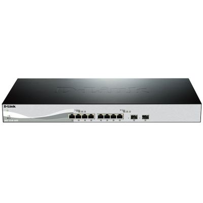 2. D-Link DXS-1210-10TS Zarządzany L2/L3 10G Ethernet (100/1000/10000) 1U Czarny, Srebrny