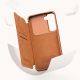 11. Nillkin Qin Leather Pro Case etui do Samsung Galaxy S22+ (S22 Plus) osłona na aparat kabura pokrowiec obudowa z klapką brązowy