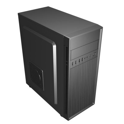 4. GEMBIRD OBUDOWA FORNAX 160 MIDI-TOWER (2X USB 3.0, 2X USB 2.0, HD AUDIO) CZARNA