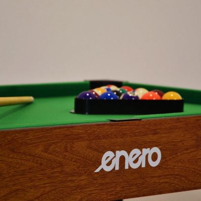 18. STÓŁ DO GRY 3W1 WOODEN PIŁKARZYKI BILARD CYMBERGAJ 121x61x81CM