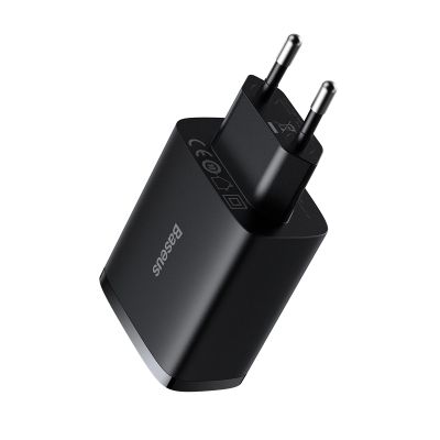 5. Baseus Compact ładowarka sieciowa 3x USB 17W czarny (CCXJ020101)