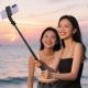 11. Selfie stick Acefast E42 z automatycznym statywem i pilotem Bluetooth 1,05 m - czarny