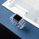 7. Silikonowa opaska pasek bransoleta bransoletka etui Strap Light Set do zegarka Apple Watch 40 mm - niebieska