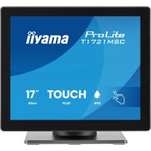 iiyama ProLite T1721MSC-B3 monitor komputerowy 43,2 cm (17") 1280 x 1024 px SXGA Ekran dotykowy Blad Czarny