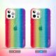 2. Kingxbar Ombre etui pokrowiec iPhone 12 Pro Max wielokolorowy