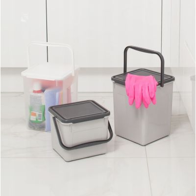 4. ROTHO Pojemnik na detergenty 5kg 9L coolgrey/antracyt