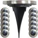 6. LAMPA SOLARNA 8 LED SMD DO WBICIA W PODŁOŻE KPL.12SZT