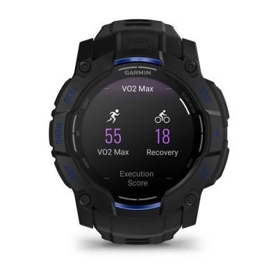 11. Garmin Instinct 3 3,3 cm (1.3") AMOLED 45 mm Cyfrowy 416 x 416 px Czarny GPS
