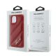 8. Etui Karl Lagerfeld Diagonal Quilted Script na iPhone 15 / 14 / 13 - czerwone