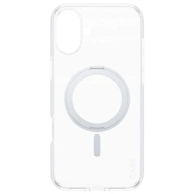 3. Etui CARE by PanzerGlass Feature Kickstand Case z MagSafe na iPhone 16 Plus - srebrne