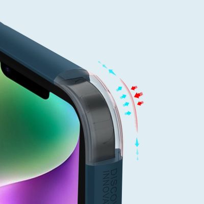 8. Nillkin Super Frosted Shield Pro etui iPhone 14 Plus pokrowiec na tył plecki niebieski