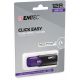 3. Emtec Click Easy pamięć USB 128 GB USB Typu-A 3.2 Gen 1 (3.1 Gen 1) Czarny, Fioletowy
