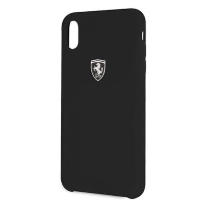 3. Etui Ferrari Silicone Off Track na iPhone Xs Max - czarne