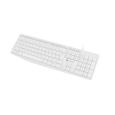 2. NATEC KLAWIATURA NAUTILUS US SLIM BIAŁA NKL-1951