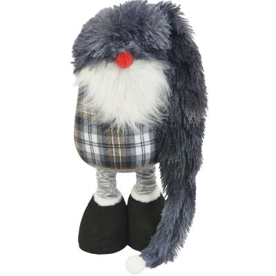 9. SKRZAT GNOM DEKORACYJNY NA TELESKOPACH 38-88CM SZARY