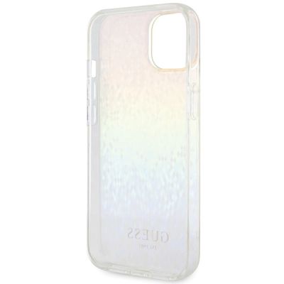 7. Etui Guess IML Faceted Mirror Disco Iridescent na iPhone 15 - wielokolorowe